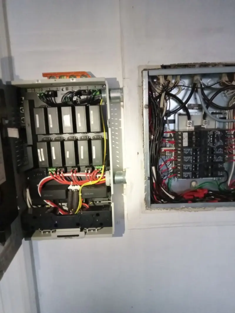 Electrical panel upgrade completed for Security Camera Wiring in Oxnard
